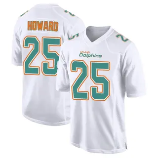 Game Men's Xavien Howard Miami Dolphins Nike Fashion Jersey - White