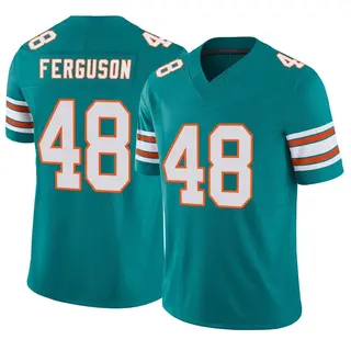 Limited Men's Blake Ferguson Miami Dolphins Nike Alternate Vapor F.U.S.E. Jersey - Aqua