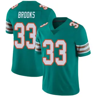 Men's Nike Durham Smythe Aqua Miami Dolphins Game Jersey