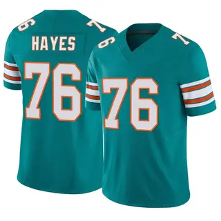 Ryan Hayes Men's Nike White Miami Dolphins Custom Game Jersey Size: 3XL