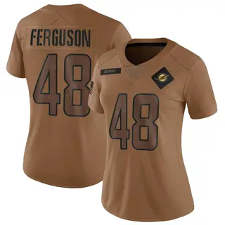 Limited Women's Blake Ferguson Miami Dolphins Nike 2023 Salute To Service Jersey - Brown