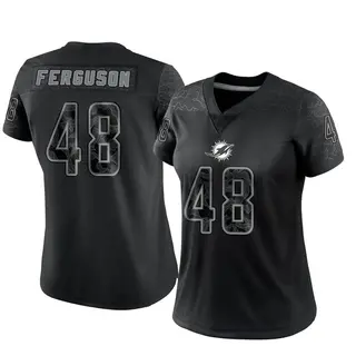 Limited Women's Blake Ferguson Miami Dolphins Nike Reflective Jersey - Black